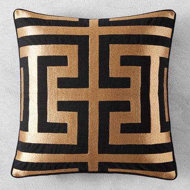 Black gold 2024 throw pillows